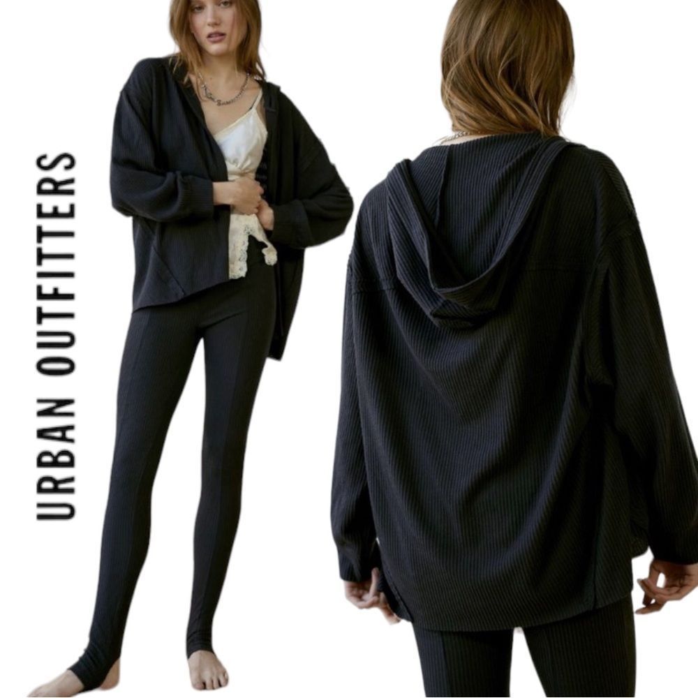 🔥NEW🔥 Out From Under UO Urban Outfitters Colette Open-Front Hooded Cardigan